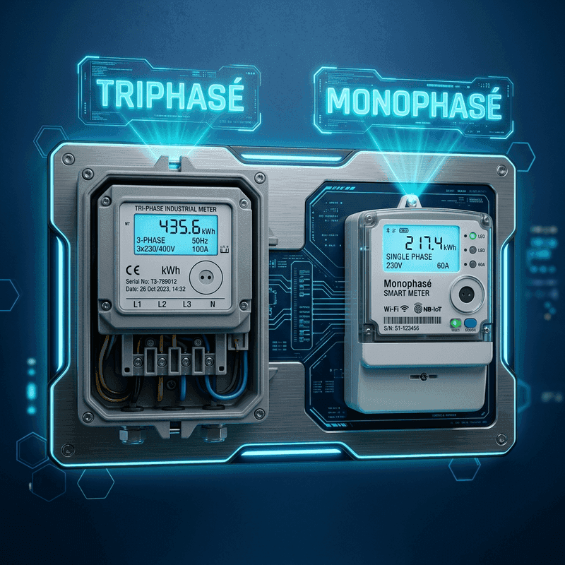 Compteur Triphasé : Quand et Pourquoi en Installer Un ?