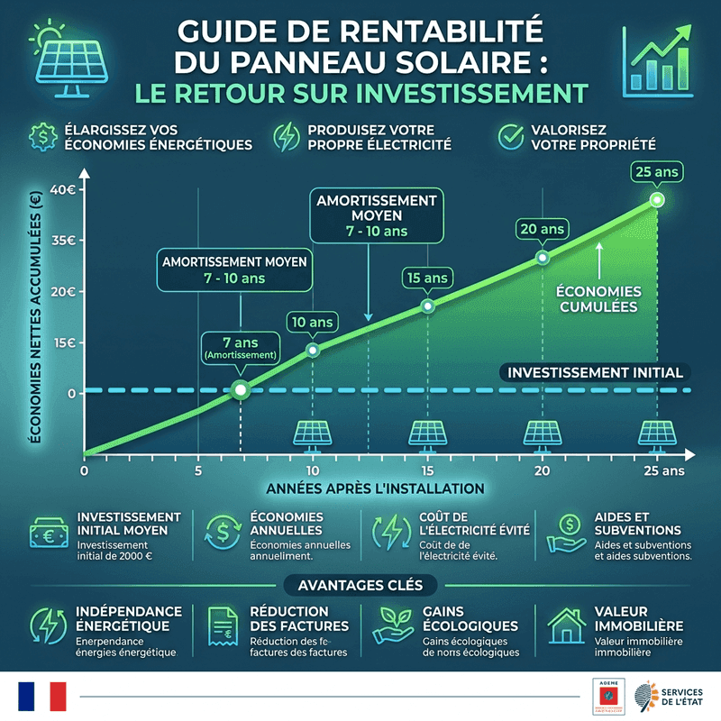 Rentabilité des Panneaux Solaires en 2026 : Le Guide Complet