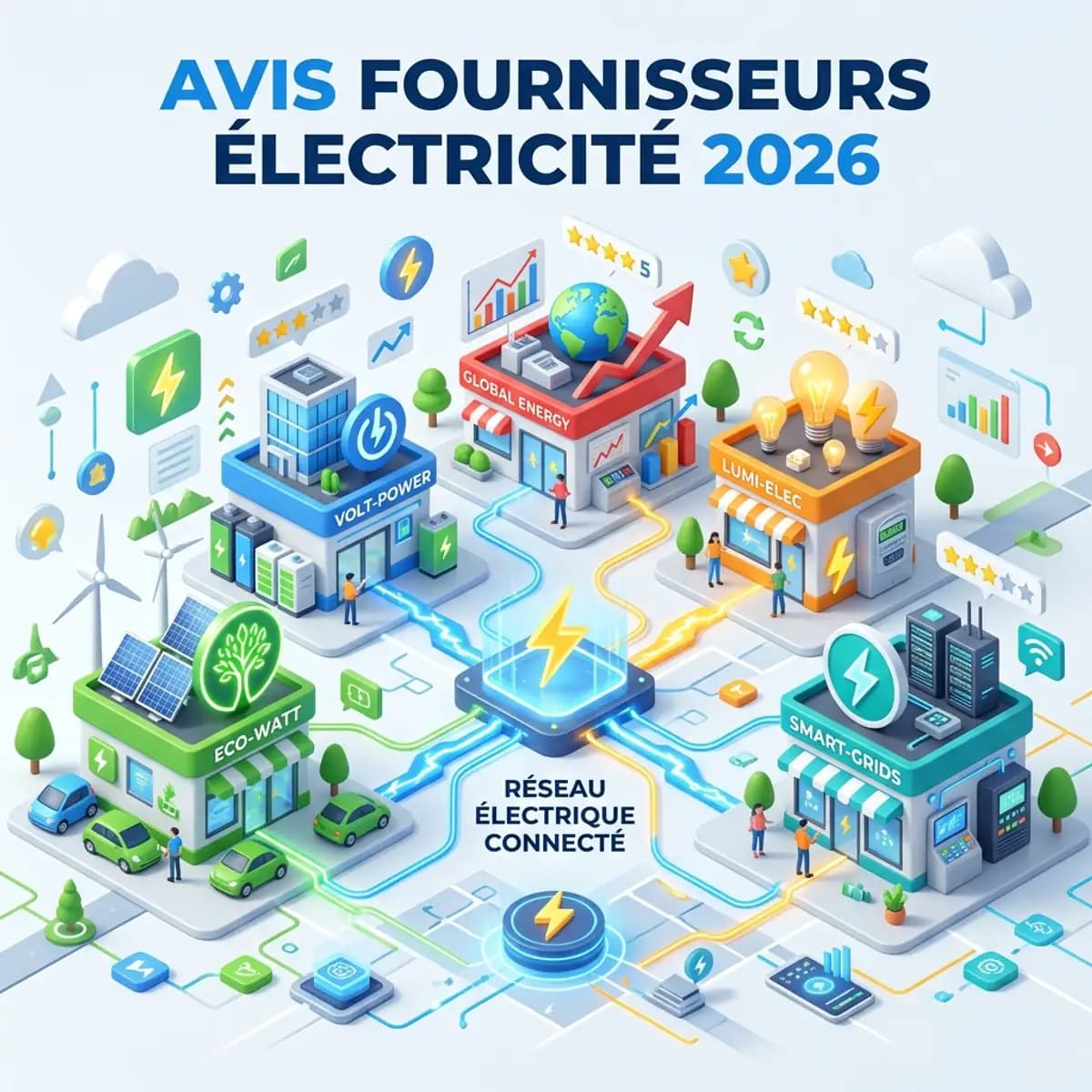 Avis Fournisseurs d'Électricité 2026 : Le Comparatif des Services Clients