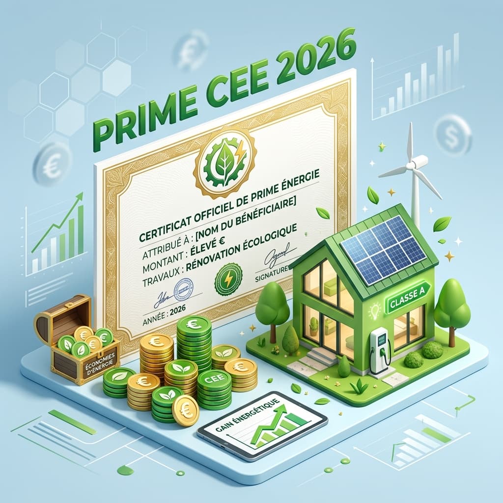 Certificat d'Économie d'Énergie (CEE) 2026 : Le Guide Complet de la Prime