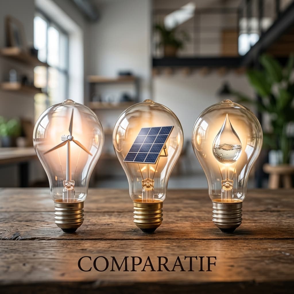 Comparatif des offres d'électricité verte en 2026 : GO vs Achat conjoint