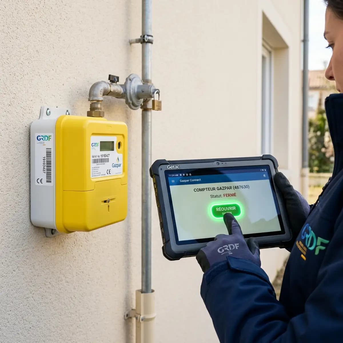 Comment demander la réouverture d'un compteur de gaz suite à une coupure ?